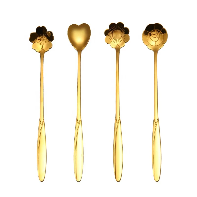 Hot sale gift rose gold cutlery set teaspoon coffee Mixing spoon gold stainless steel coffee spoon, As photo
Hot sale gift rose gold cutlery set teaspoon coffee Mixing spoon gold stainless steel coffee spoon, As photo