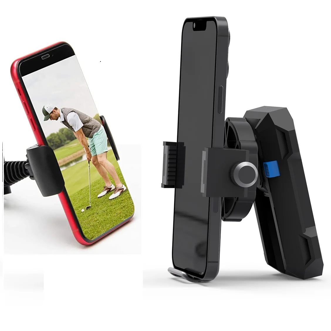 GM10 golf cart mount from caddie buddy video golf swing for golf push cat stroller gps and mobile phone holder, Black
GM10 golf cart mount from caddie buddy video golf swing for golf push cat stroller gps and mobile phone holder, Black