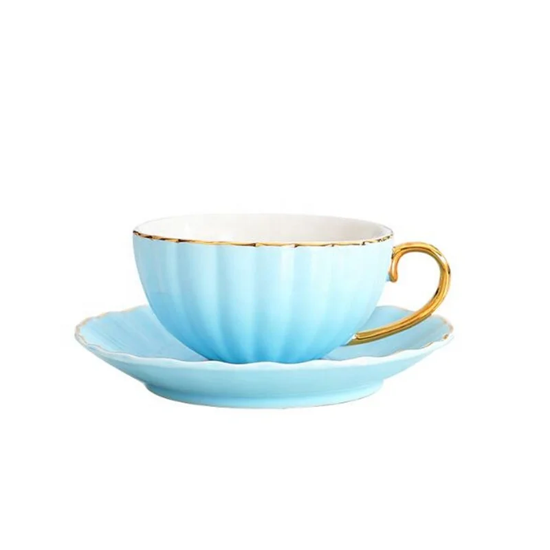 Porcelain European Luxury Pumpkin Painted Gold Coffee Sets Elegance Thicken Comfortable Smooth Delicate Tea Sets, Blue/pink/purple/yellow
Porcelain European Luxury Pumpkin Painted Gold Coffee Sets Elegance Thicken Comfortable Smooth Delicate Tea Sets, Blue/pink/purple/yellow