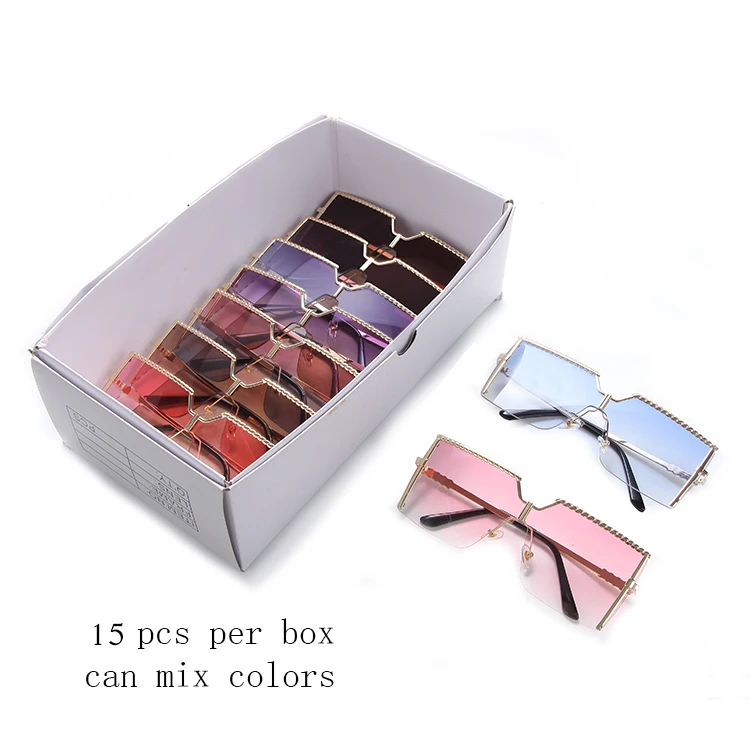 SKYWAY Free Shipping 15pcs Per Box Popular Fashion Multicolor Square Oversized Ladies Sunglasses Women Sun Glasses
SKYWAY Free Shipping 15pcs Per Box Popular Fashion Multicolor Square Oversized Ladies Sunglasses Women Sun Glasses