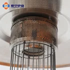 Cheap price iron round glass tube portable gas heater argos