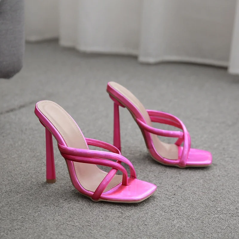Fashion Jelly Candy Color Cross Strappy Neon PU Dress Shoes 2021 New Arrivals Slip On Flip Flops Slides Pumps Sandals Slippers, Green, rose red
Fashion Jelly Candy Color Cross Strappy Neon PU Dress Shoes 2021 New Arrivals Slip On Flip Flops Slides Pumps Sandals Slippers, Green, rose red