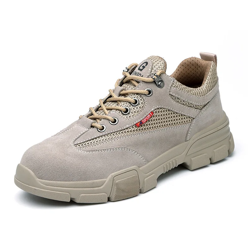 Work Shoes Anti-Smashing Steel Toe Boots Puncture Proof Safety Work Shoes For Men Women Work Sneaker, Khaki
Work Shoes Anti-Smashing Steel Toe Boots Puncture Proof Safety Work Shoes For Men Women Work Sneaker, Khaki
