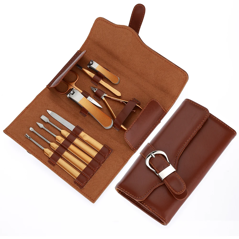 FINDKING 10 In 1 Manicure Set Orange Nail Clipper Set PU Leather Beauty Set Nail Tools
FINDKING 10 In 1 Manicure Set Orange Nail Clipper Set PU Leather Beauty Set Nail Tools