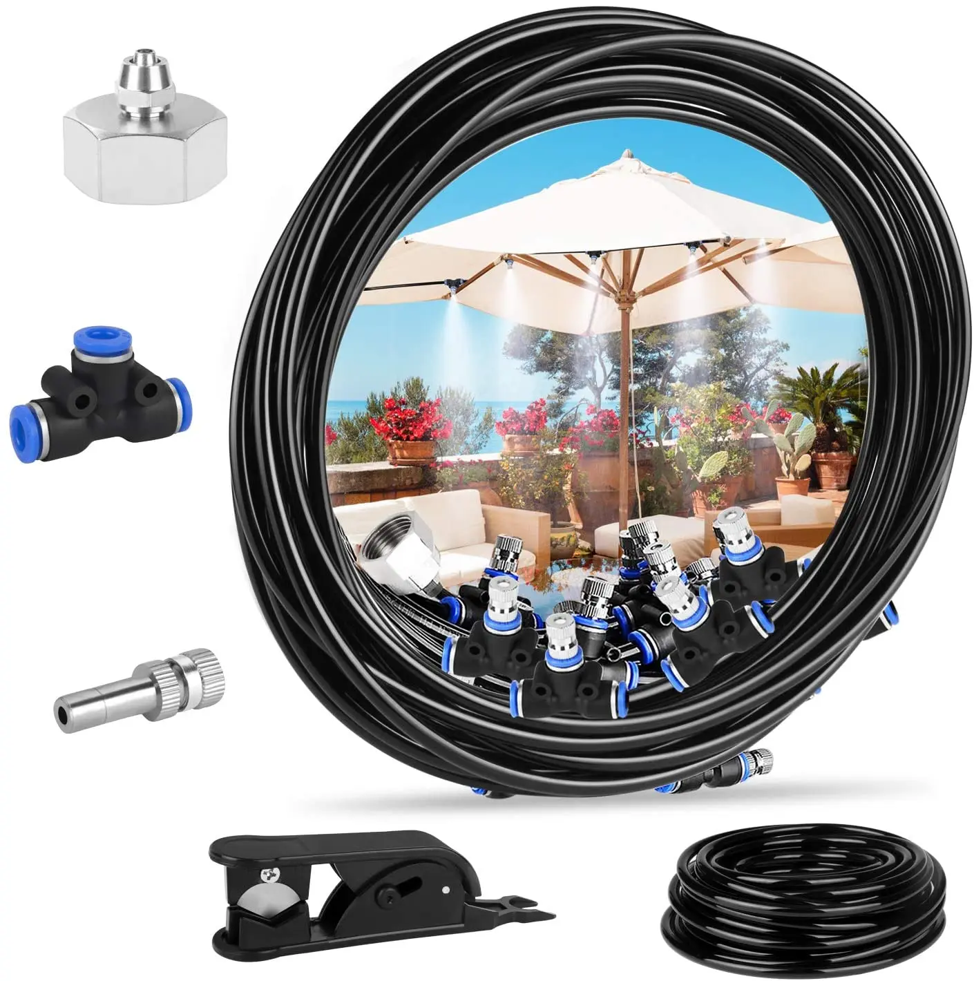 Outdoor Water Play Sprinklers Misting Cooling System for Kids Fun Water Park Summer Toys sprinkle Accessories misting system
Outdoor Water Play Sprinklers Misting Cooling System for Kids Fun Water Park Summer Toys sprinkle Accessories misting system