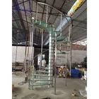 High Quality Glass Stainless Handrail For Modern Steel Stairs