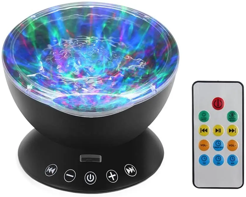 wholesales price StarLight Ocean Wave Projector with 7 Colors Night Light Built-in Mini Music Player and Remote Control
wholesales price StarLight Ocean Wave Projector with 7 Colors Night Light Built-in Mini Music Player and Remote Control