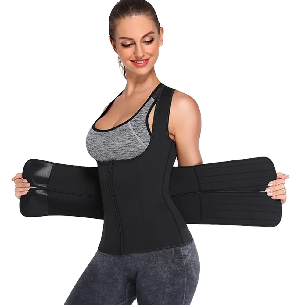 For Ladies Fitness Detachable Latex Body Corset Sweat Belt Waist Trainers And Shape Wear, Black
For Ladies Fitness Detachable Latex Body Corset Sweat Belt Waist Trainers And Shape Wear, Black
