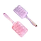 Wholesale Dongguan Low MOQ Plastic Fresh Hair Brush Cushion Vent Hair Comb Princess Comb