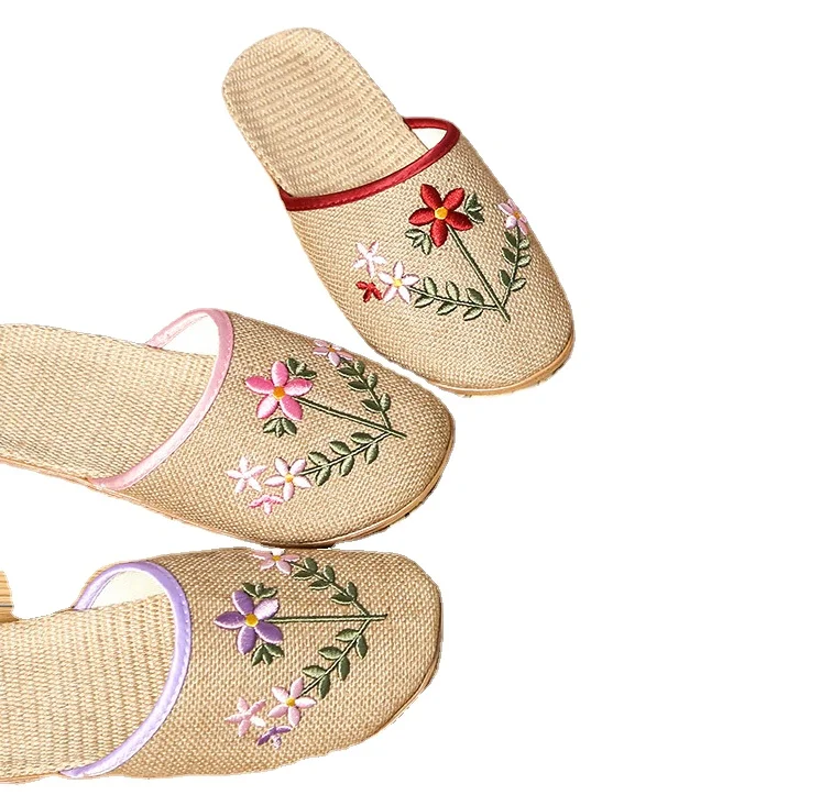 Summer fashionable new style linen slippers women's indoor slip-resistant soft-soled cotton and linen slippers
Summer fashionable new style linen slippers women's indoor slip-resistant soft-soled cotton and linen slippers