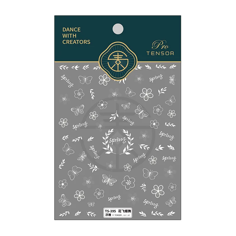 TS-395 The Newest 5D embossed nail art stickers butterfly flowers nail art stickers, 5d embossed nail art sticker
TS-395 The Newest 5D embossed nail art stickers butterfly flowers nail art stickers, 5d embossed nail art sticker