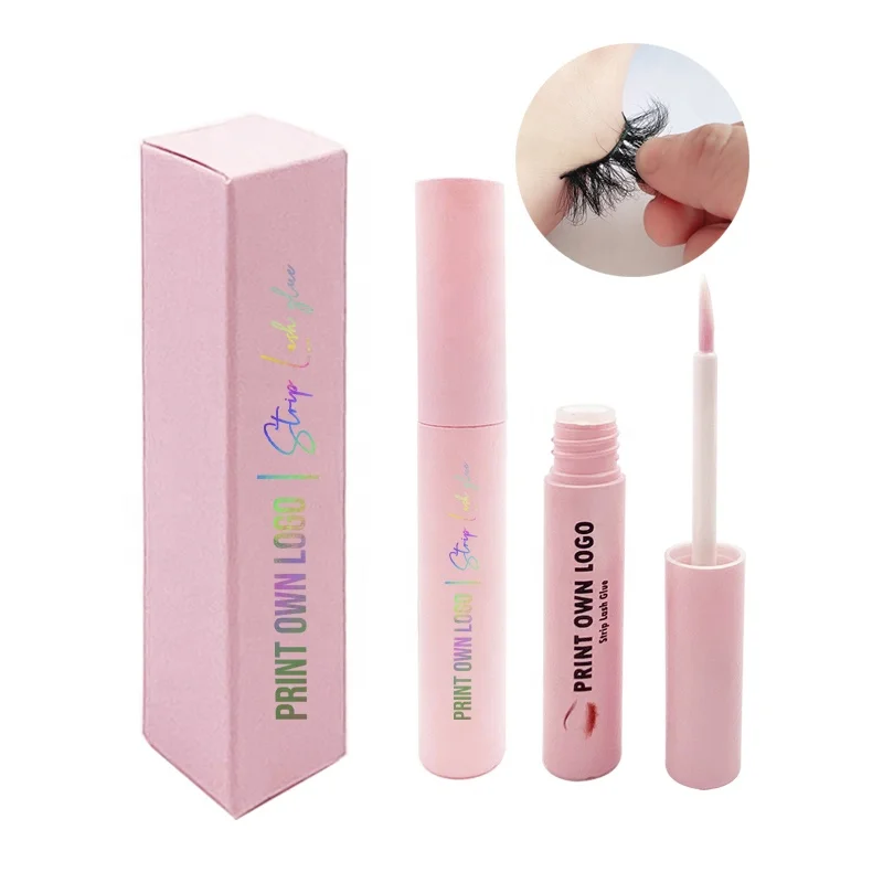 Custom Wholesale latex free pink eyelash Adhesive waterproof Fast Dry Strong strip eye lash glue with free paper box
Custom Wholesale latex free pink eyelash Adhesive waterproof Fast Dry Strong strip eye lash glue with free paper box