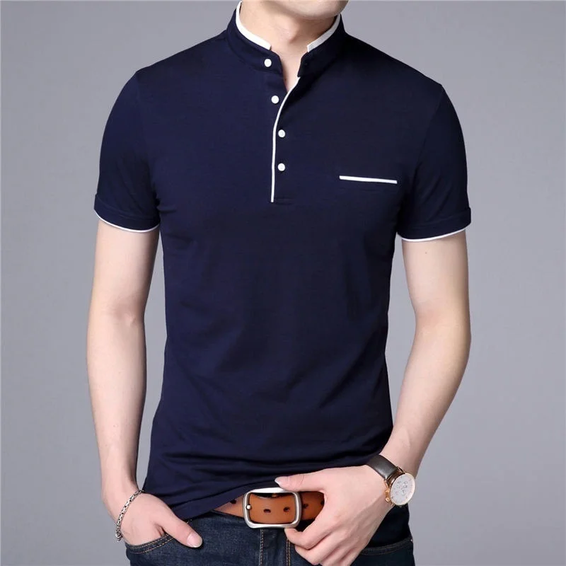 PL131 Custom Design 100% Cotton Men's Embroidered Short Sleeve Polo Shirt with Stand Collar
PL131 Custom Design 100% Cotton Men's Embroidered Short Sleeve Polo Shirt with Stand Collar