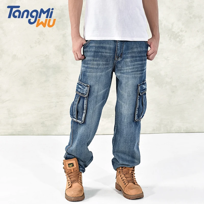 TMW wholesale Trendy winter new loose cargo pocket pants jeans para hombre plus size wash Multiple pockets cargo jeans for men
TMW wholesale Trendy winter new loose cargo pocket pants jeans para hombre plus size wash Multiple pockets cargo jeans for men