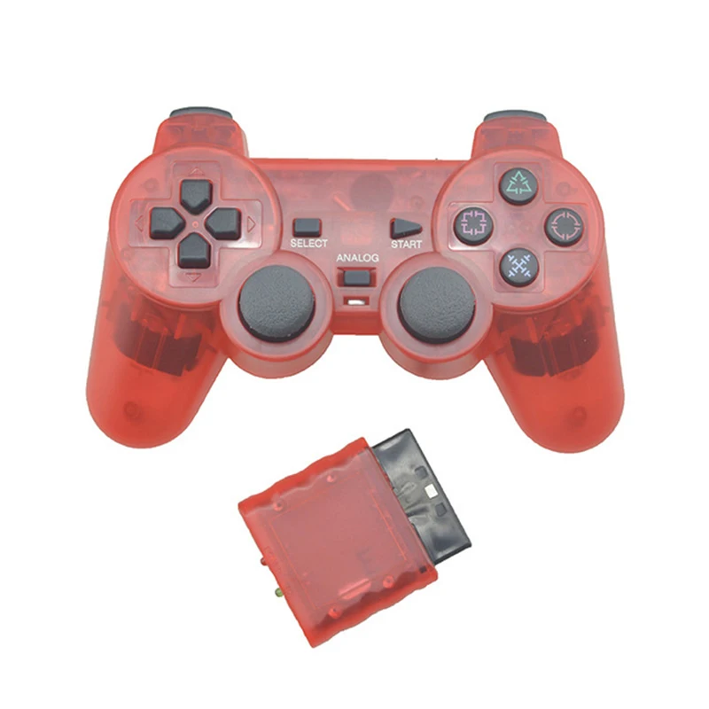 Transparent Color Controller For Sony PS2 Wireless Controller 2.4G Vibration Controle Gamepad for Playstation 2, Colors
Transparent Color Controller For Sony PS2 Wireless Controller 2.4G Vibration Controle Gamepad for Playstation 2, Colors