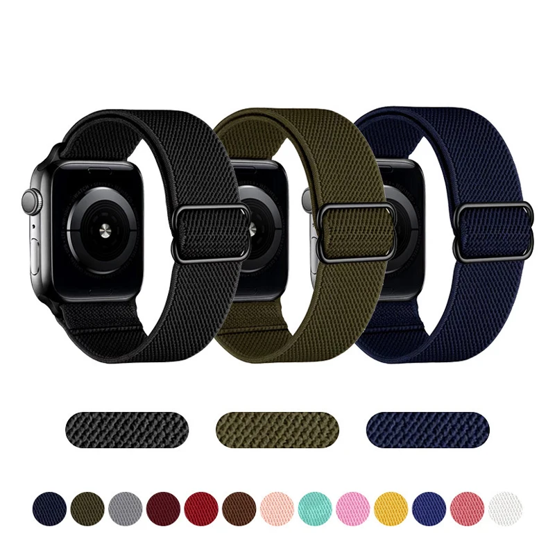 BOORUI nylon smart watch t500 band for apple watch 6 band strap fashion watchbands 42 44 40 38mm strap for apple watch series 6, Black,dark blue,army green,gray,navy blue, claret, chinese red, etc.
BOORUI nylon smart watch t500 band for apple watch 6 band strap fashion watchbands 42 44 40 38mm strap for apple watch series 6, Black,dark blue,army green,gray,navy blue, claret, chinese red, etc.