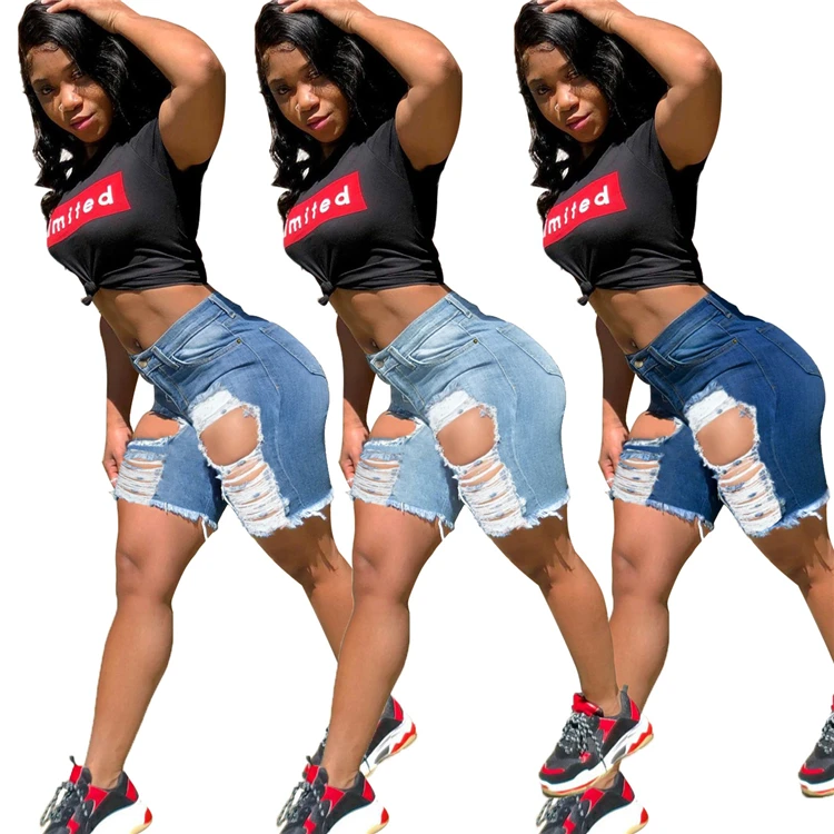 W5012-2021 womens hot selling plus size high waist denim jean shorts women ripped jeans shorts, Picture color
W5012-2021 womens hot selling plus size high waist denim jean shorts women ripped jeans shorts, Picture color