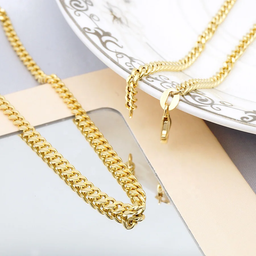 AU750 Real Gold Necklace 18K Yellow Gold Curb Hip Pop Miami Cuban Link Chain Mens 14k 18k Gold
AU750 Real Gold Necklace 18K Yellow Gold Curb Hip Pop Miami Cuban Link Chain Mens 14k 18k Gold
