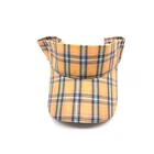 Soft cotton yarn-dyed plaid female sun cap visor for sale