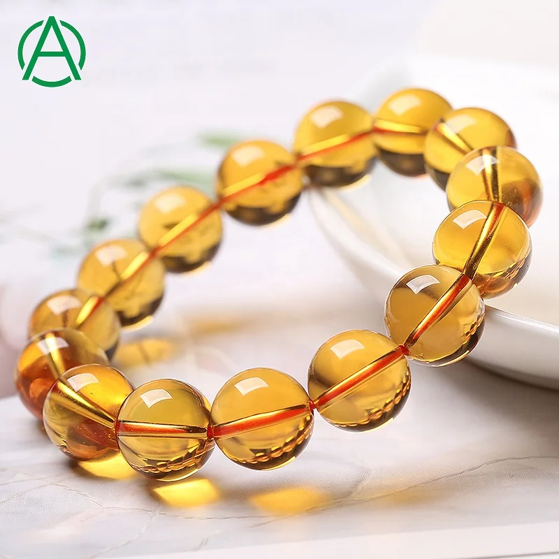 ArthurGem Genuine AAAAA Grade Citrine Bracelet Natural Yellow Crystal Citrine Gemstone Beads Bracelet For Women and Men, 100% natural color
ArthurGem Genuine AAAAA Grade Citrine Bracelet Natural Yellow Crystal Citrine Gemstone Beads Bracelet For Women and Men, 100% natural color