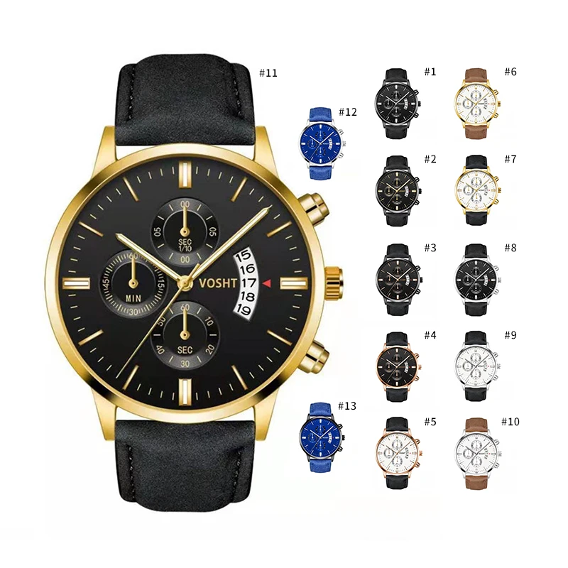 WJ-8725 Fashion Leather Man Wrist Watch Band Quartz Wristwatch Reloj Luxury Gold Watch Creative Men Quartz Wristwatches For Men, Mix
WJ-8725 Fashion Leather Man Wrist Watch Band Quartz Wristwatch Reloj Luxury Gold Watch Creative Men Quartz Wristwatches For Men, Mix