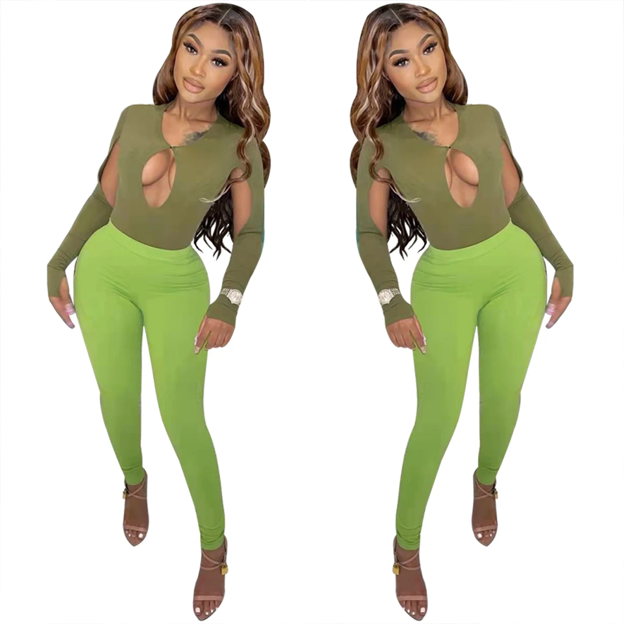 2022 spring new arrival fashion candy color patchwork sexy hollow out casual 2 two pieces pants sets outfits women clothing
2022 spring new arrival fashion candy color patchwork sexy hollow out casual 2 two pieces pants sets outfits women clothing