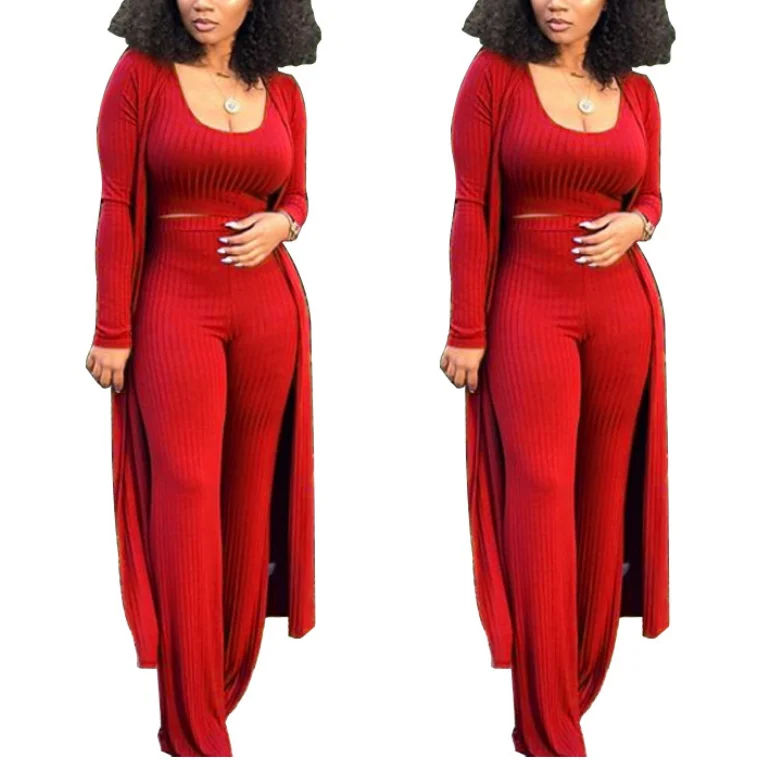 Wholesale woman clothes set fall autumn crop top pants and trench suits long sleeves three pieces set western women outfit
Wholesale woman clothes set fall autumn crop top pants and trench suits long sleeves three pieces set western women outfit