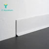 Self-adhesive Wall Baseboard Aluminum Alloy 60mm 80mm Flexible Plinth Flooring Skirting Board Protector