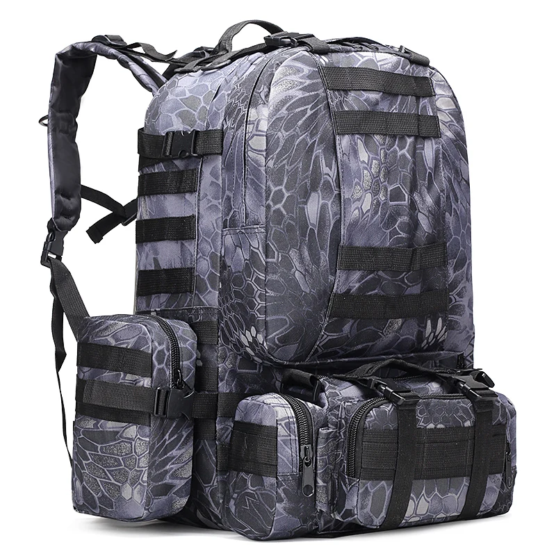 Camouflage Outdoor Hiking Backpack Men's Sports Bag Tactical Military build-up Molle Backpack, Many colors
Camouflage Outdoor Hiking Backpack Men's Sports Bag Tactical Military build-up Molle Backpack, Many colors