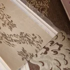 Latest curtain fashion jacquard printed design roller shades zebra blinds