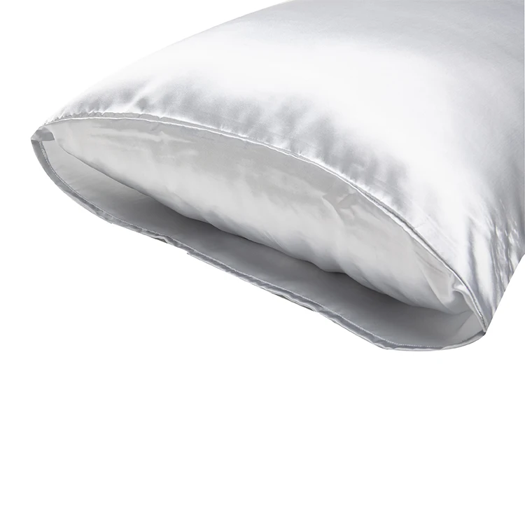 2pcs Luxury Satin Pillowcase Queen Size Cushion Cover Envelope Closure