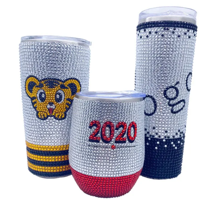 2021 custom logo multi color bling glitter rhinestones water stainless steel crystal tumbler for gifts and daily life, Silver/gold/pink/custom
2021 custom logo multi color bling glitter rhinestones water stainless steel crystal tumbler for gifts and daily life, Silver/gold/pink/custom