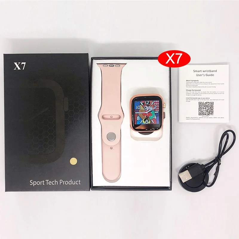 2020 Smart Watch W6 X7 Android IOS Smart Bracelet Heart Rate BT Call Fitness tracker Series 5 i5 i7 Sport SmartWatch From Vidhon
2020 Smart Watch W6 X7 Android IOS Smart Bracelet Heart Rate BT Call Fitness tracker Series 5 i5 i7 Sport SmartWatch From Vidhon