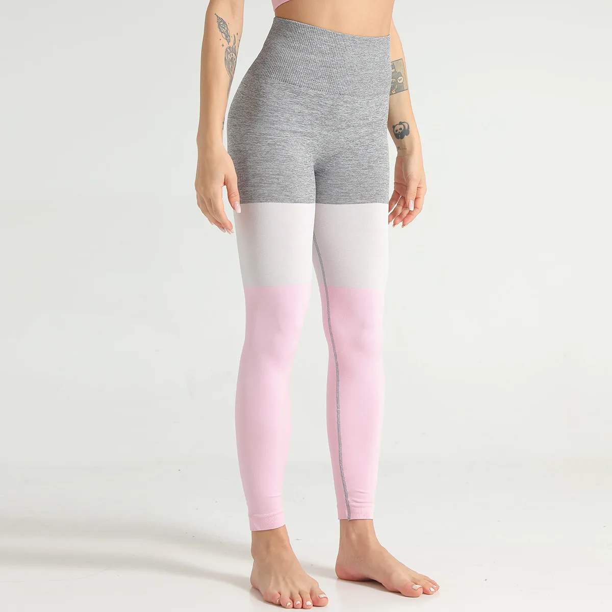 Fashion Color Block Flexible Wear Yoga Seamless Knitting Sexy Fitness Leggings For Women Sports Pants, Multi color optional
Fashion Color Block Flexible Wear Yoga Seamless Knitting Sexy Fitness Leggings For Women Sports Pants, Multi color optional