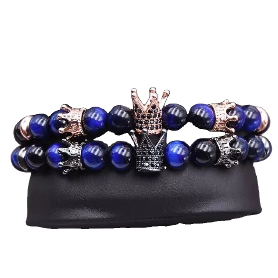 2021 Fashion New Hot Sale Wholesale Charm Crown Bracelet Lucky Stone Luxury Vintage Natural Stone Blue Alloy Beaded Bracelets
2021 Fashion New Hot Sale Wholesale Charm Crown Bracelet Lucky Stone Luxury Vintage Natural Stone Blue Alloy Beaded Bracelets