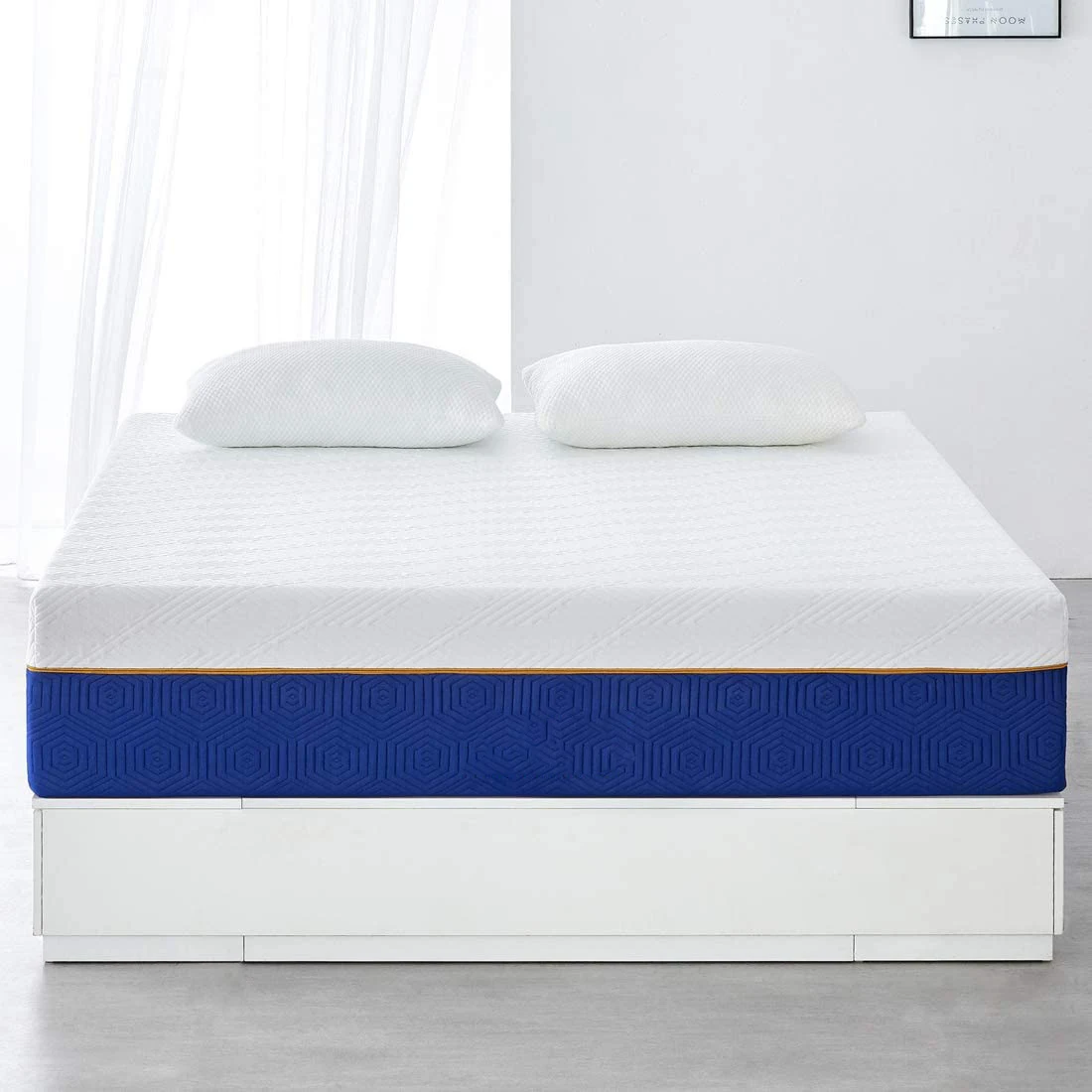 Single Mattress, 15CM Gel Memory Foam Mattress with CertiPUR-US Certified Foam Bed Mattress