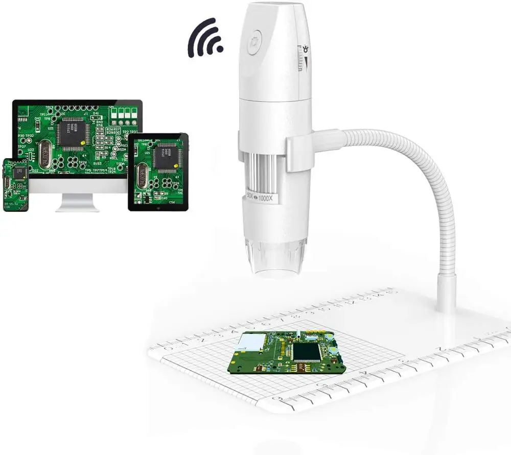 Wireless Digital Microscope Skybasic Mini Pocket Handheld Usb 50x To