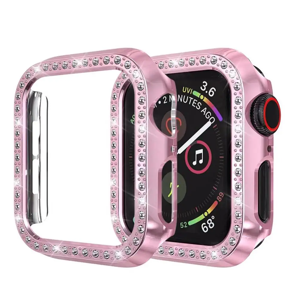 Bling diamond case watch Protective Frame Case for apple watch series 40/44mm diamond watch case
Bling diamond case watch Protective Frame Case for apple watch series 40/44mm diamond watch case