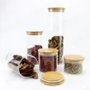 /product-detail/home-usage-clear-glass-spice-jar-borosilicate-glass-storage-jar-with-bamboo-lid-for-tube-shaped-60803368031.html