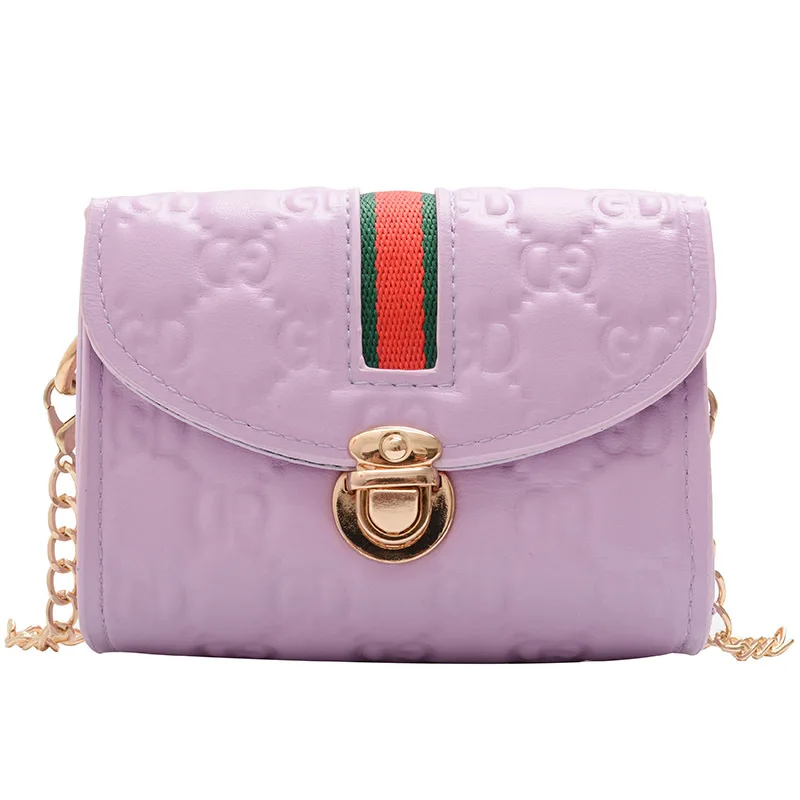 2021 new Korean girl shoulder bag cute solid color lock princess fashion all-match children's bags, Customizable
2021 new Korean girl shoulder bag cute solid color lock princess fashion all-match children's bags, Customizable