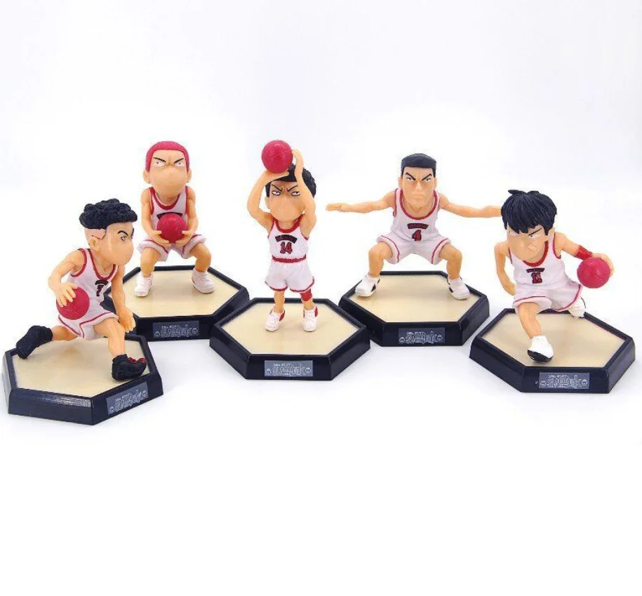 Free Shipping 5pcs/set 9cm Slam Dunk Action figures Toys Basketball Christmas Gift for Kid Baby, Colorful
Free Shipping 5pcs/set 9cm Slam Dunk Action figures Toys Basketball Christmas Gift for Kid Baby, Colorful