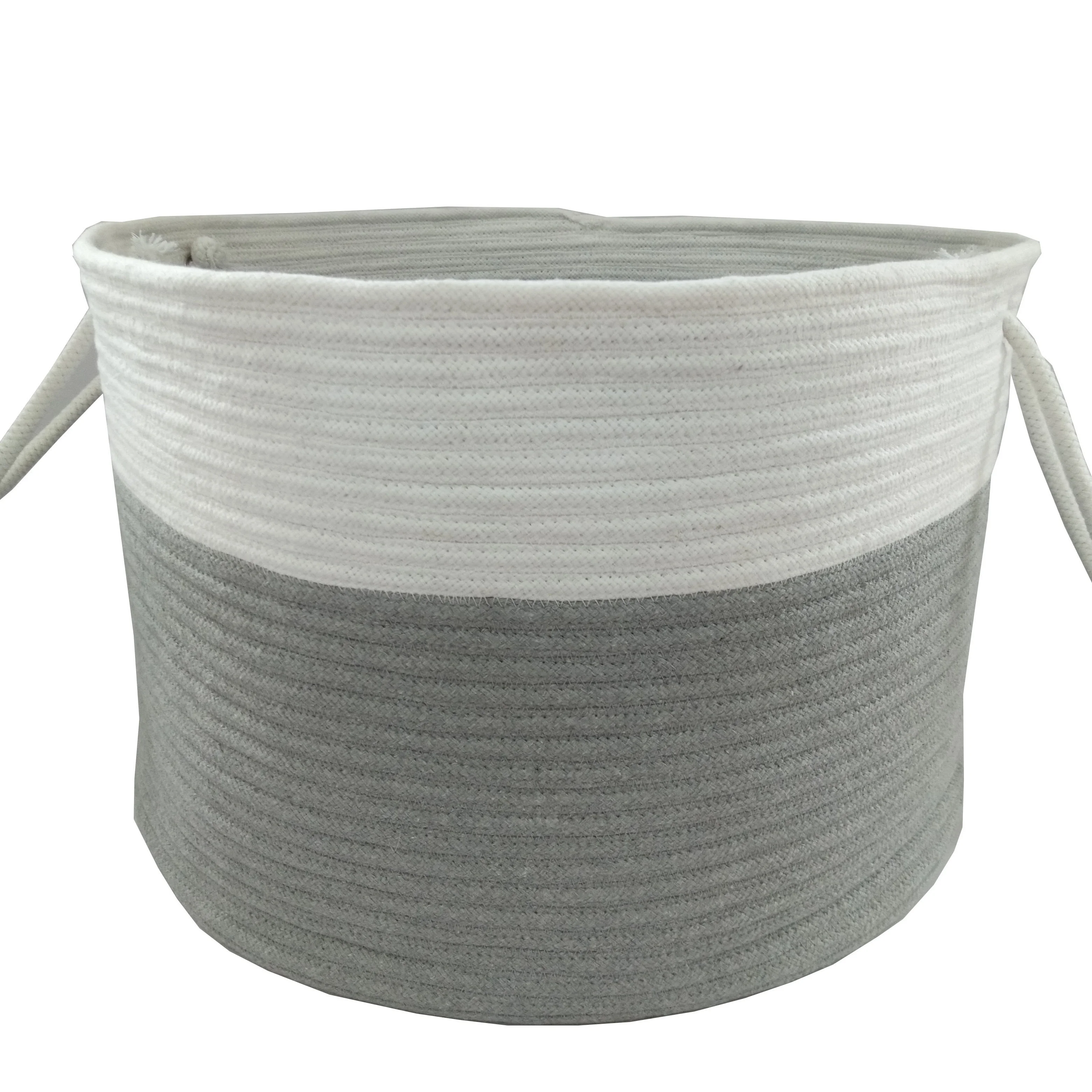 Extra Large Collapsible Woven Cotton Rope Storage Basket With Handles for Home Use,Kids toys,stuff,cloth
Extra Large Collapsible Woven Cotton Rope Storage Basket With Handles for Home Use,Kids toys,stuff,cloth
