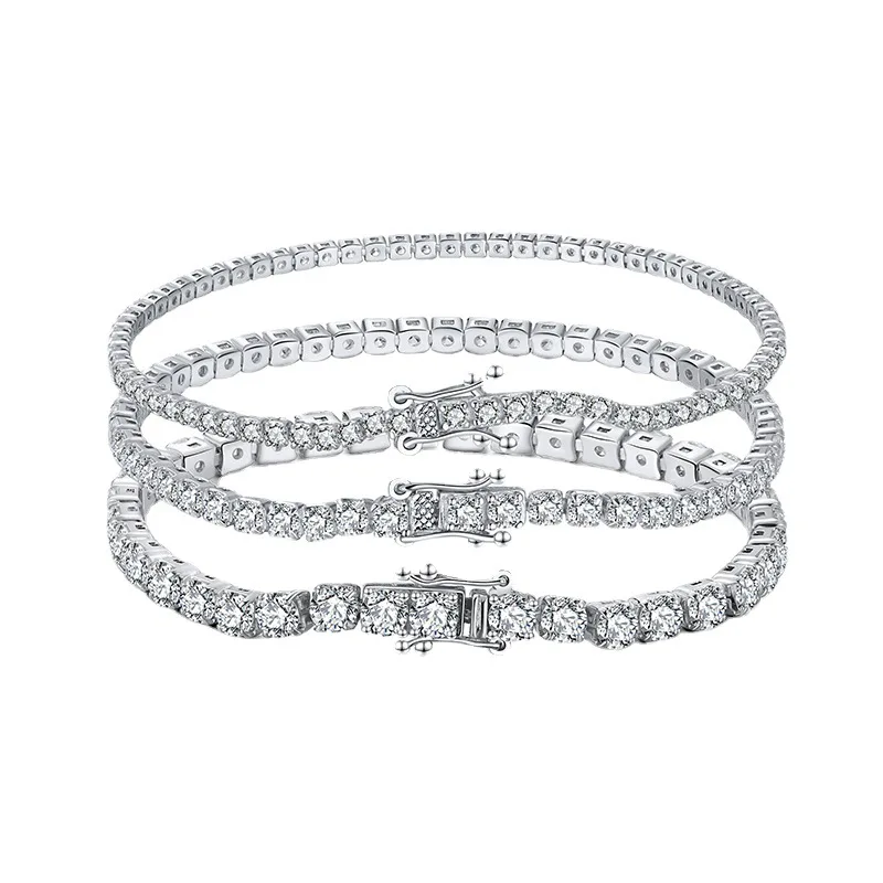 Wedding Fashion Jewelry Wholesale Christmas Gift CZ 925 Sterling Silver Tennis Bracelet Bangle, Gold, silver
Wedding Fashion Jewelry Wholesale Christmas Gift CZ 925 Sterling Silver Tennis Bracelet Bangle, Gold, silver