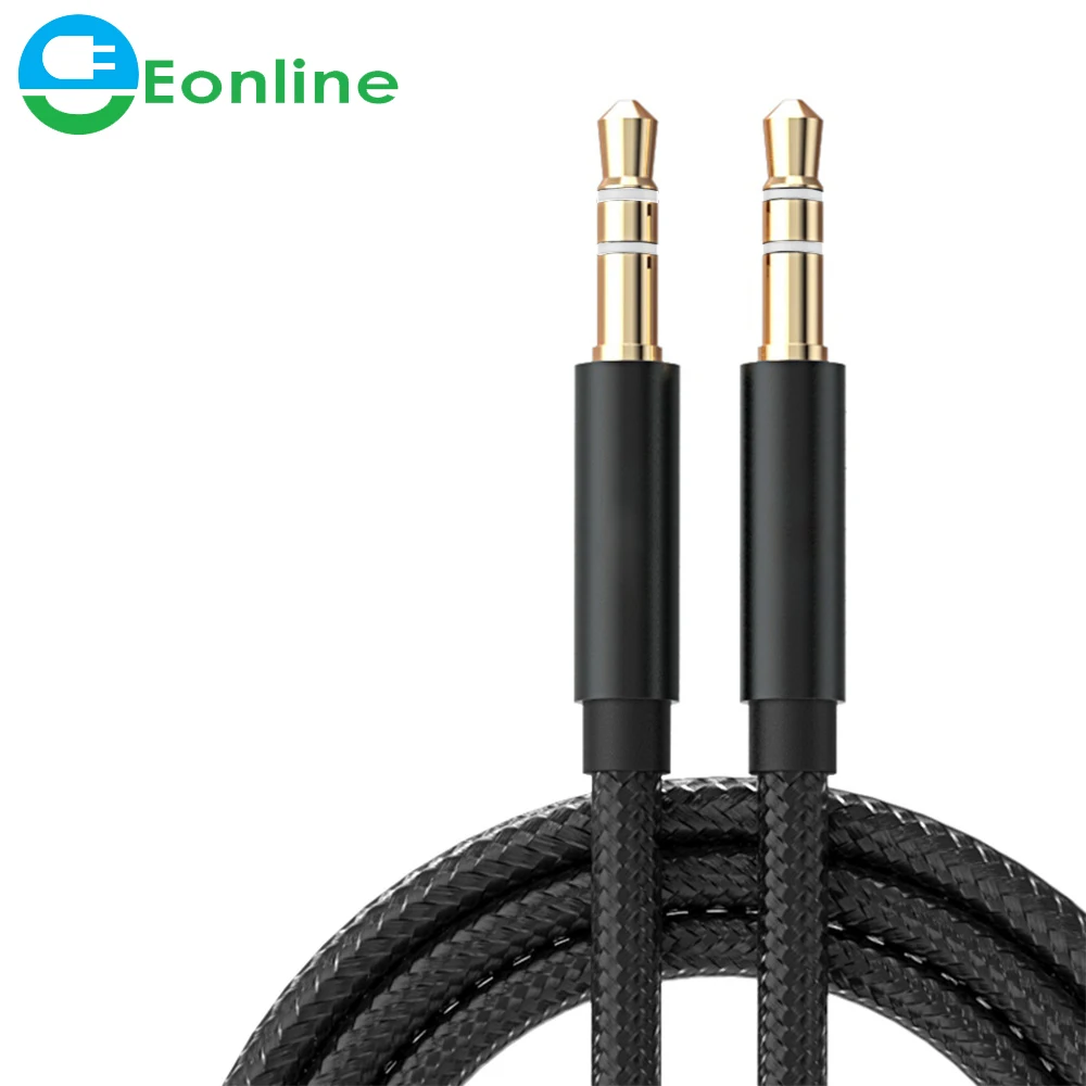 

1M 3.5mm Jack AUX Audio Cable 3.5MM Male to Male Cable For Phone Car Speaker MP4 Headphone Jack 3.5 Spring Audio Cables