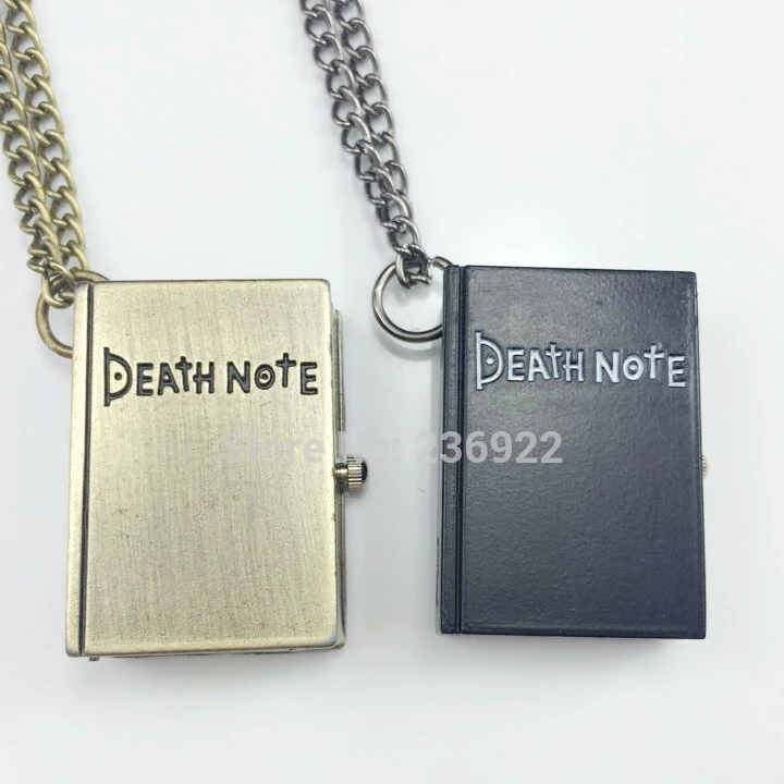 ZRM Fashion Movie Charm Death Note pocket watch necklace for men and women,original factory supply
ZRM Fashion Movie Charm Death Note pocket watch necklace for men and women,original factory supply