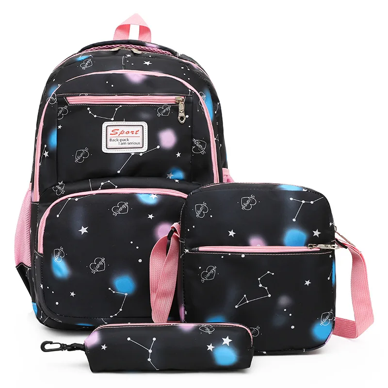 2024 kids Casual three piece backpack square fashion printing backpack student sports leisure school bag
2024 kids Casual three piece backpack square fashion printing backpack student sports leisure school bag