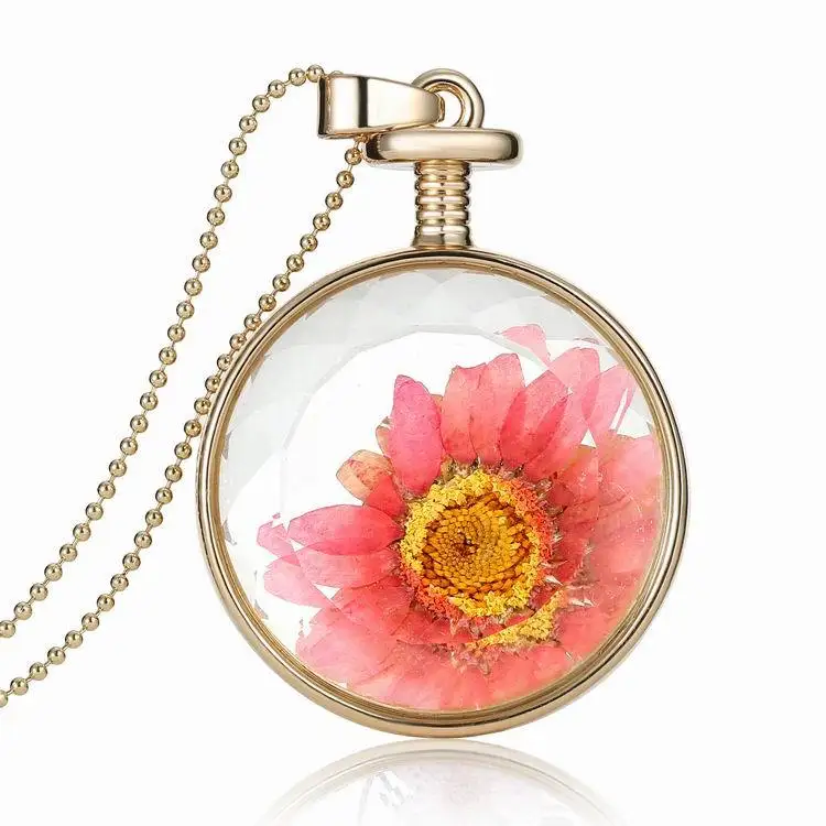 Real flower necklace Resin jewelry pressed wildflowers dried flowers summer necklace gift for her, As picture
Real flower necklace Resin jewelry pressed wildflowers dried flowers summer necklace gift for her, As picture