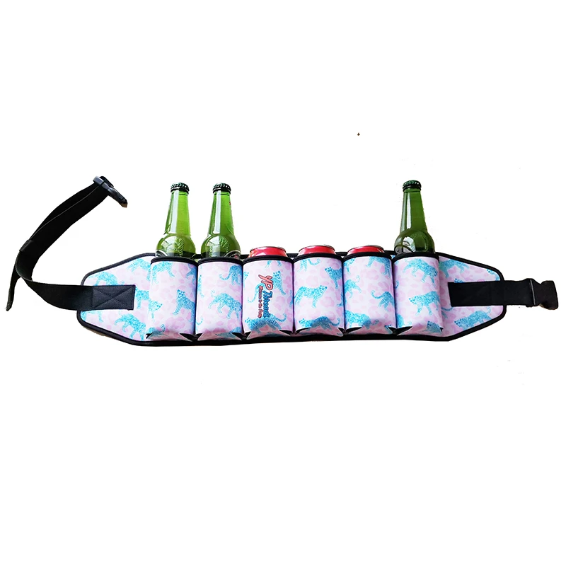 Beer Belt Tough Insulated Holder for 6 Cold Beers Adjustable Waist Strap with Buckle Soda Can Holster Waist Bag, Grey or customized
Beer Belt Tough Insulated Holder for 6 Cold Beers Adjustable Waist Strap with Buckle Soda Can Holster Waist Bag, Grey or customized