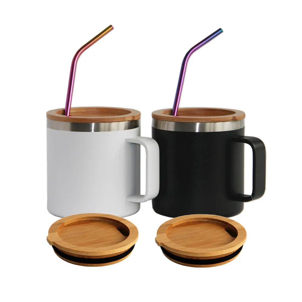 High Quality Double Wall Stainless Steel Coffee Mug with Handle BPA Free Bamboo Lid Vacuum Insulated Travel Tumbler Mug, Customized color
High Quality Double Wall Stainless Steel Coffee Mug with Handle BPA Free Bamboo Lid Vacuum Insulated Travel Tumbler Mug, Customized color