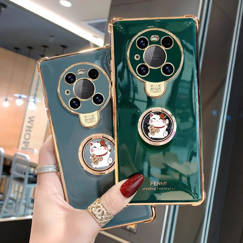 2021 new high-end luxury electroplating ring bracket airbag drop resistant suitable for Huawei mate 40 pro mobile phone case, 8 colors
2021 new high-end luxury electroplating ring bracket airbag drop resistant suitable for Huawei mate 40 pro mobile phone case, 8 colors